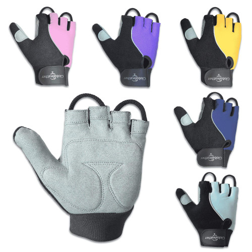 Globaleather Gel Pad Lite Wheelchair Gloves - Silver (X Large) - Hardwearing, Padded Breathable Leather for Great Grip, Protection, Comfort & Durability