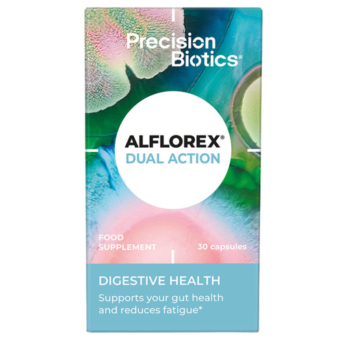 Alflorex Dual Action, Daily Gut Health Supplements, 30 Capsules