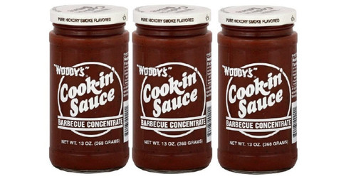 Woody's Cook-in' Sauce Barbecue Concentrate 13oz (Pack of 3) Woody's Cook-in' Sauce Barbecue Concentrate 13oz (Pack of 3)