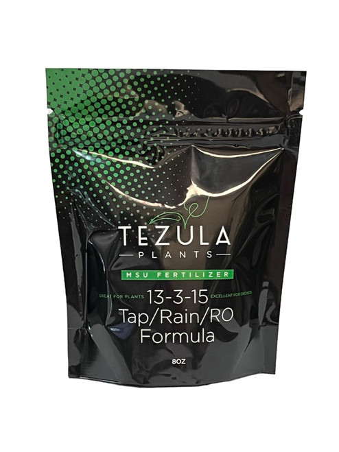 Tezula Plants MSU Orchid Fertilizer 13-3-15 (Greencare) 1/2 Pound, Scoop Included, Excellent for Orchids, Anthuriums, Philodendrons and all tropicals
