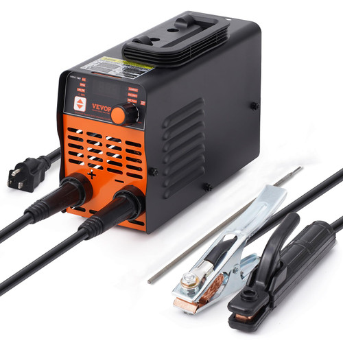 VEVOR Stick Welder, Mini and Portable 140Amp 2 in 1 ARC/Lift Tig Welder Machine, ARC Welder with Hot Start/Arc Force/Anti-Stick, IGBT Inverter Portable MMA Welder Machine, 110V