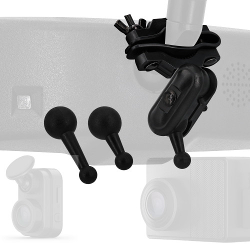 Triplinger Dash Cam Mount for Garmin 45 46 47 55 56 57 65W 66W 67W X110 X210 X310/Speak Plus Car Rearview Mirror Mount Holder Compatible with Garmin Dash Cam Mini/Mini 2/Min 3 Camera Handle Bar