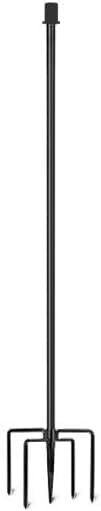 Smart Bird Feeder Pole Stand – Upgraded Wide & Sturdy Metal Design for Outdoor Use | Compatible Only with Feathersnap Smart Feeders