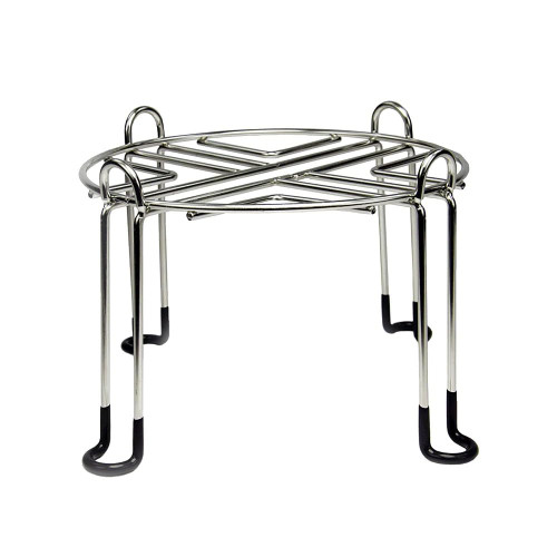 Authentic Boroux Stainless Steel Stand Raises your Berkey, Boroux and other Water Filter Systems 6" | Raised Edges | Non-Marking Rubberized Feet