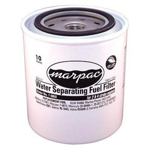 Marpac Marine Boat Fuel/Water Separator 7-0860