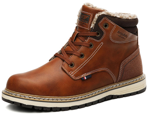 ARRIGO BELLO Mens Winter Boots Snow Casual Booties Warm Fur Lined Ankle Outdoor(24015603 fur,US Size 10) ARRIGO BELLO Mens Winter Boots Snow Casual Booties Warm Fur Lined Ankle Outdoor(24015603 fur,US Size 10)