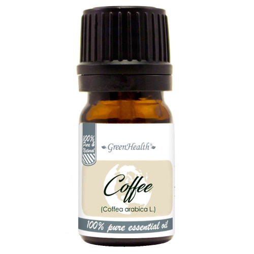 5 ml - Coffee Essential Oil (100% Pure & Uncut) - Amber Glass Bottle w/Euro Dropper - Greenhealth 5 ml - Coffee Essential Oil (100% Pure & Uncut) - Amber Glass Bottle w/Euro Dropper - Greenhealth