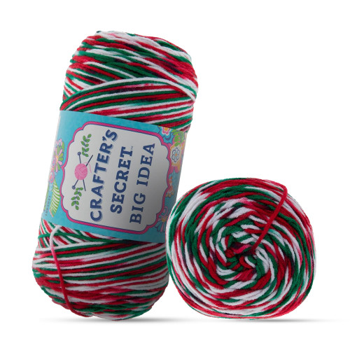 Crafter's Secret Medium Yarn for Crocheting & Knitting Soft Skein 605 Yards of 100% Acrylic Yarn for Blankets, Hats, & More DIY Handcrafting Accessories