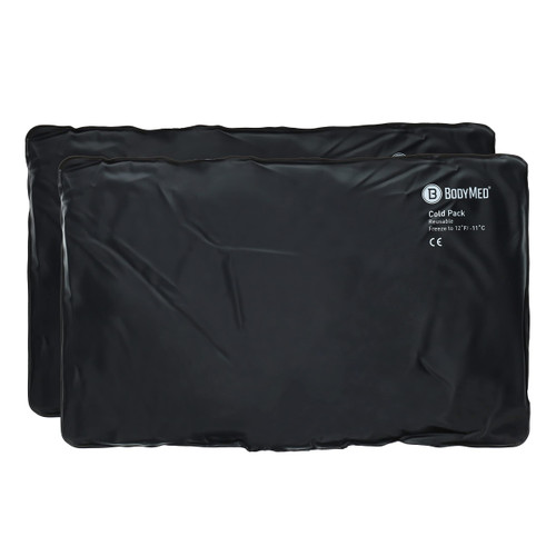 BodyMed Heavy Duty Reusable Urethane Ice Pack (2-Pack) for Knee, Arm, Elbow, Shoulder, Back - Professional Grade Cold Therapy for Injuries, Aches, Swelling, Bruises - 21 in. x 13 in. (Oversize) BodyMed Heavy Duty Reusable Urethane Ice Pack (2-Pack) for Knee, Arm, Elbow, Shoulder, Back - Professional Grade Cold Therapy for Injuries, Aches, Swelling, Bruises - 21 in. x 13 in. (Oversize)