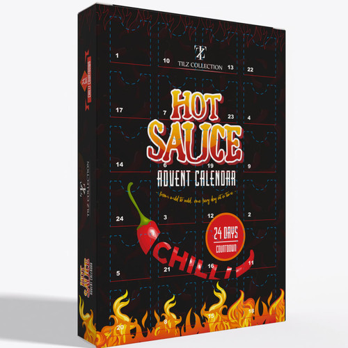 Hot Sauce Advent Calendar 2025 | 24 Days of Chilli Sauce | Ultimate Gift for Spicy Food Lovers | Food Advent Calendar 2025 Men, Chilli Challenge Hot Sauce for Women (Black) Hot Sauce Advent Calendar 2025 | 24 Days of Chilli Sauce | Ultimate Gift for Spicy Food Lovers | Food Advent Calendar 2025 Men, Chilli Challenge Hot Sauce for Women (Black)