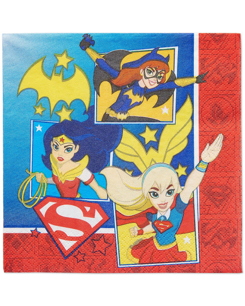 American Greetings DC Super Hero Girls Lunch Napkins (16 Count)