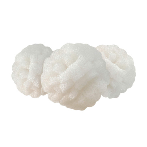 3-Pack Facial Buff - Foam Scrubber Loofah for Exfoliation & Cleansing Face - Removes Oil, Dirt, Dead Skin & Makeup - Sensitive, Dry, Oily or Combination Skin - Gentle to Clinical Strength (White) 3-Pack Facial Buff - Foam Scrubber Loofah for Exfoliation & Cleansing Face - Removes Oil, Dirt, Dead Skin & Makeup - Sensitive, Dry, Oily or Combination Skin - Gentle to Clinical Strength (White)
