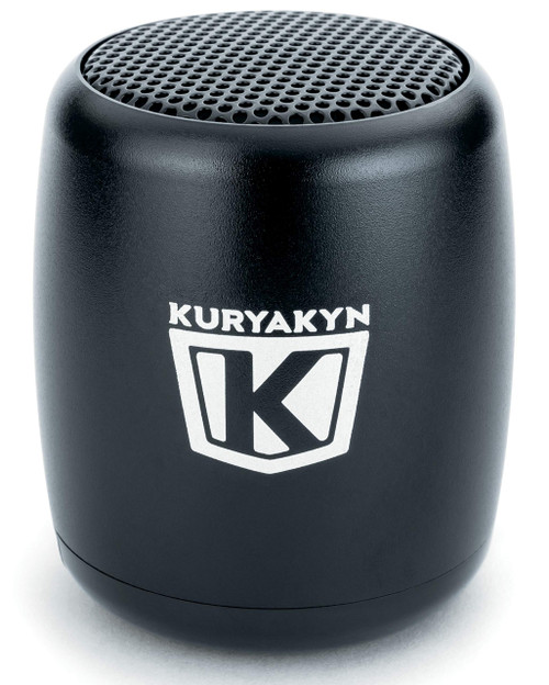 Kuryakyn 2204 Sidekix Mini Speaker: Wireless Audio Speakers with Bluetooth, Remote Shutter, Satin Black