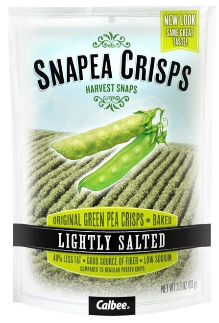 Harvest Snaps Snapea Crisps Lightly Salted - Pack of 3, 3.3 Oz. Ea. Harvest Snaps Snapea Crisps Lightly Salted - Pack of 3, 3.3 Oz. Ea.