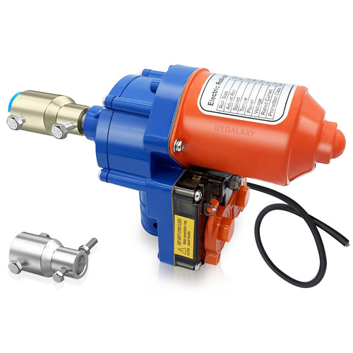 UYGALAXY 100W Greenhouse Film Roll Up Motor with Limit Switch, Waterproof Electric Greenhouse Film Curtain Roller Frame Shed DC 24V 2.8RPM for Greenhouse Ventilation, Automatic Venting