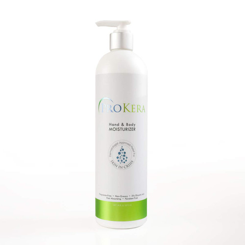 ProKera Hand & Body Moisturizer - Body and Hand Lotion for Dry Skin - Fragrance-Free, Non-Greasy with 3% Glycolic Acid - 8 oz ProKera Hand & Body Moisturizer - Body and Hand Lotion for Dry Skin - Fragrance-Free, Non-Greasy with 3% Glycolic Acid - 8 oz