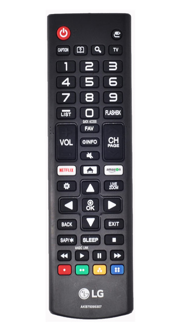 Original LG AKB75095307 Smart TV Remote Control for ALL LG LCD, LED, OLED Smart TVs (Batteries NOT Included) Original LG AKB75095307 Smart TV Remote Control for ALL LG LCD, LED, OLED Smart TVs (Batteries NOT Included)