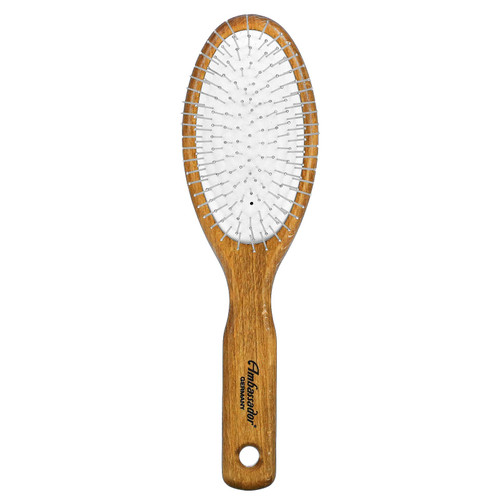 Fuchs Ambassador Wood Oval Hairbrush w/Steel Pins 1 Unit