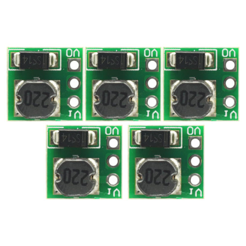 5 PCS 0.9-5V to 5V DC-DC Step Up Power Supply Module Voltage Boost Converter Board 1.5V 1.8V 2.5V 3V 3.3V 3.7V 4.2V to 5V Boost Converter,DC to DC Boost Converter