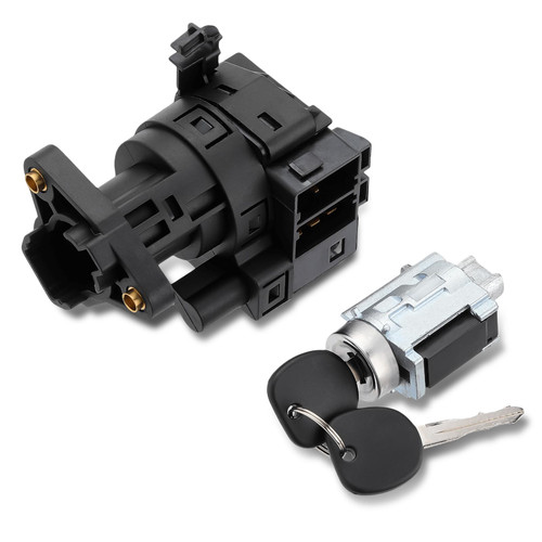 ISINFLASH Ignition Switch & Ignition Lock Cylinder with 2 Keys Compatible with 1997-2005 Chevy Malibu Impala Monte Carlo Olds Alero Grand Am Repalces# 12458191 22599340