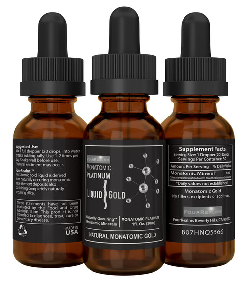 3 Leaf Naturals Mono-Atomic ORMUS - Monoatomic Platinum, Monatomic Orme 1oz