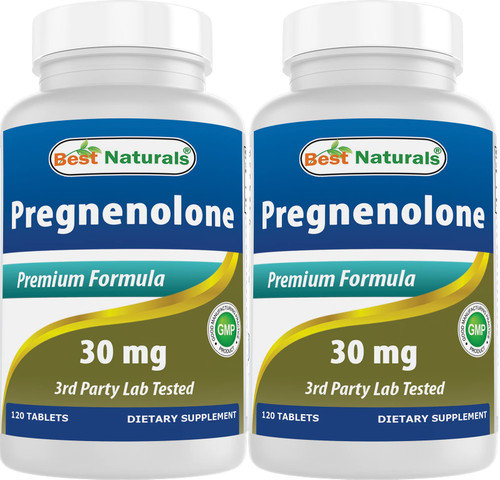 Best Naturals Pregnenolone 30 mg 120 Tablets (120 Count (Pack of 2)) Best Naturals Pregnenolone 30 mg 120 Tablets (120 Count (Pack of 2))