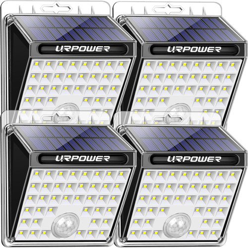 URPOWER Solar Lights Outdoor, 40 LED Motion Sensor Security Lights Solar Flood Lights Waterproof Solar Powered Outdoor Lights for Backyard, Fence, Deck, Patio, Garage (4 Pack) URPOWER Solar Lights Outdoor, 40 LED Motion Sensor Security Lights Solar Flood Lights Waterproof Solar Powered Outdoor Lights for Backyard, Fence, Deck, Patio, Garage (4 Pack)