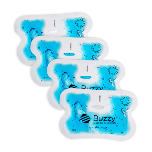 Buzzy by Pain Care Labs - Replacement Wings for Buzzy Mini or XL - Set of 4 - Combo Pack Includes 4X Personal Use Soft-Sided Ice Wings