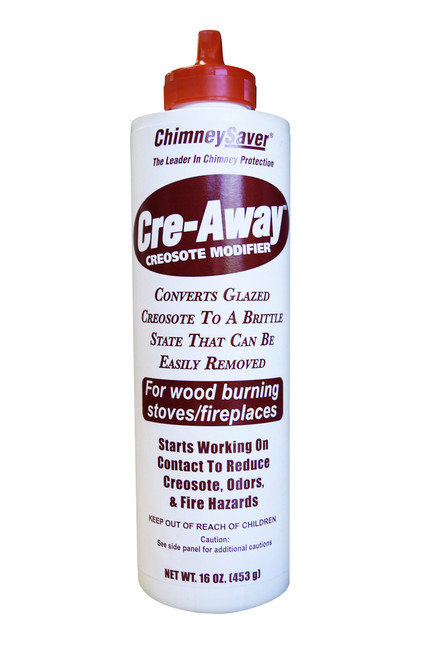 ChimneySaver Cre-Away Creosote Modifier (16 Oz Squeeze Bottle) - The Original Creosote Remover for Chimneys, Wood Stove Cleaner, Wood Burning Fireplace ChimneySaver Cre-Away Creosote Modifier (16 Oz Squeeze Bottle) - The Original Creosote Remover for Chimneys, Wood Stove Cleaner, Wood Burning Fireplace