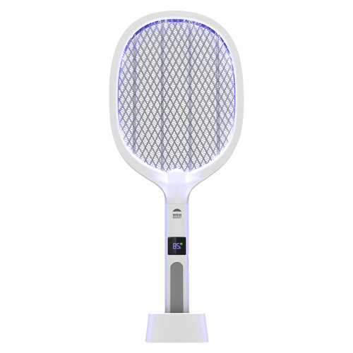 WBM SMART 2 in 1 Electric Bug Zapper, Mosquitoes Trap Lamp & Racket, USB Rechargeable Electric Fly Swatter for Home and Outdoor Powerful Grid 3-Layer Safety Mesh Safe to Touch WBM SMART 2 in 1 Electric Bug Zapper, Mosquitoes Trap Lamp & Racket, USB Rechargeable Electric Fly Swatter for Home and Outdoor Powerful Grid 3-Layer Safety Mesh Safe to Touch