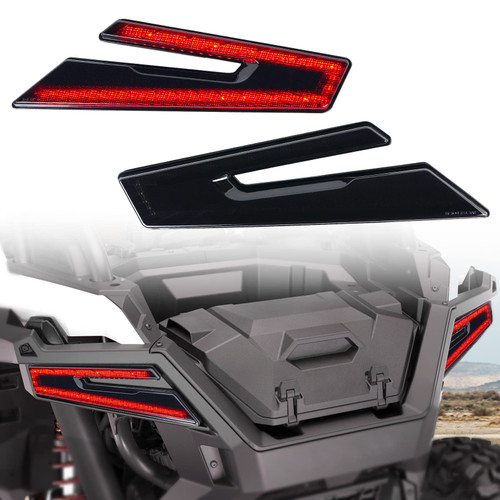 CPOWACE LED Tail lights Compatible with 2020-2025 Polaris RZR PRO XP/ XP4, 2022-2025 RZR PRO S S4/ RZR PRO R/RZR TURBO R Accessories Rear Smoked Black Taillights Brake Stop Tail Lamps 2PCS CPOWACE LED Tail lights Compatible with 2020-2025 Polaris RZR PRO XP/ XP4, 2022-2025 RZR PRO S S4/ RZR PRO R/RZR TURBO R Accessories Rear Smoked Black Taillights Brake Stop Tail Lamps 2PCS