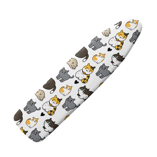 Oamsistay Cute Cat Ironing Board Cover Pretective Covers 15 x 54 Heavy Duty Iron Board Covers Standard Size Padding Decorative Covers for Most Iron Boards Ironing Pad Cover Oamsistay Cute Cat Ironing Board Cover Pretective Covers 15 x 54 Heavy Duty Iron Board Covers Standard Size Padding Decorative Covers for Most Iron Boards Ironing Pad Cover