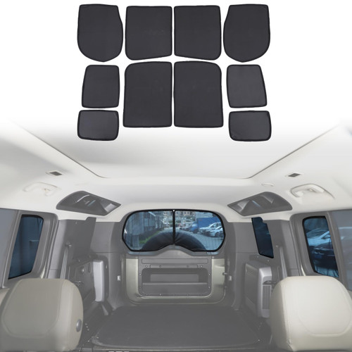 Car Window Shades Compatible with Land Rover Defender 110 2020-2025,Front Rear Sun Shade Breathable Block UV Rays Privacy Screen Reduce Glare Protection Curtain Sunshades (Whole car) Car Window Shades Compatible with Land Rover Defender 110 2020-2025,Front Rear Sun Shade Breathable Block UV Rays Privacy Screen Reduce Glare Protection Curtain Sunshades (Whole car)