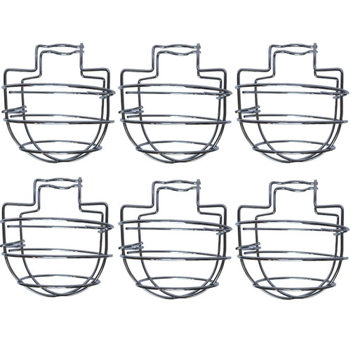 (6 Pack) TunaMax 1/2" Fire Sprinkler Head Cage Guard Protector Cover for Protecting Side Wall & Pendent Semi - Recessed Sprinkler Heads Fire Sprinkler Covers for Ceiling