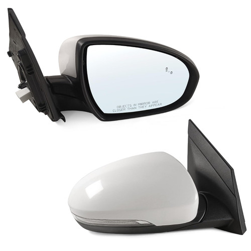 Right Passenger Side Mirror Assembly compatible with 2016 2017 2018 2019 2020 2021 Hyundai Tucson with Power Glass Heated Turn Signal Blind Spot Detection Can be DIY Paintable(8Pins) Right Passenger Side Mirror Assembly compatible with 2016 2017 2018 2019 2020 2021 Hyundai Tucson with Power Glass Heated Turn Signal Blind Spot Detection Can be DIY Paintable(8Pins)