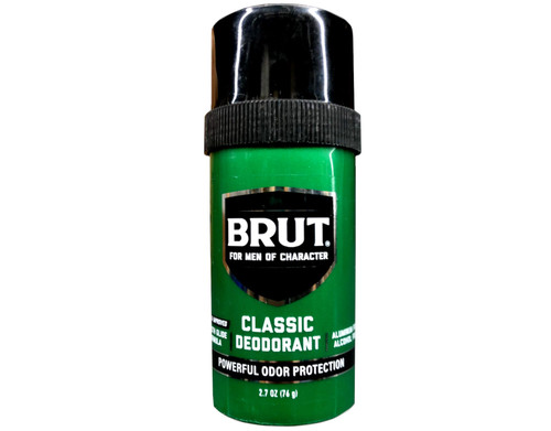 BRUT Classic Round Stick Deodorant 2.7 Ounces (Pack of 12)