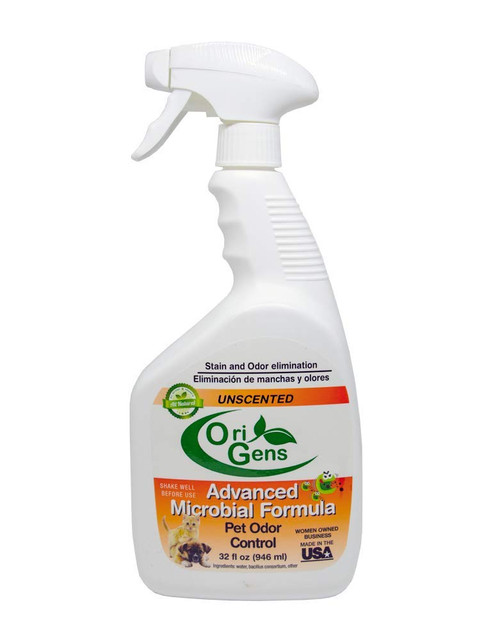 Origens Pet Odor Eliminator Unscented 32 oz. for strong odors Dog or Cat Urine Smells on Carpet, Furniture or Floors Origens Pet Odor Eliminator Unscented 32 oz. for strong odors Dog or Cat Urine Smells on Carpet, Furniture or Floors