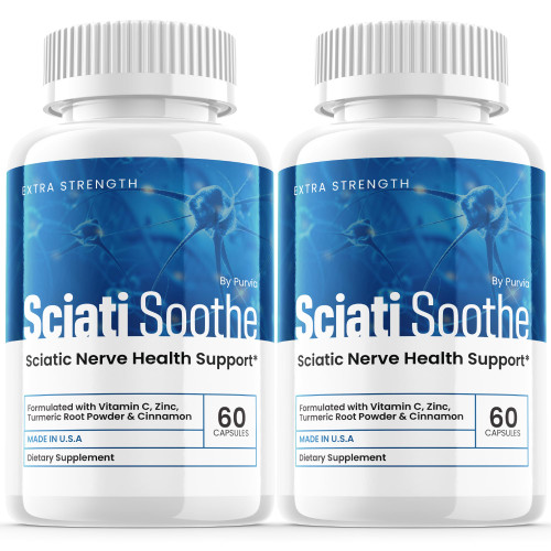 (2 Pack) Sciatisoothe Supplement for Sciatica, Sciati Soothe Nerve Health, Sciatisoothe Capsules Vitamins, Sciatisoothe Advanced Overall Wellness Support Maximum Strength Formula USA (120 Capsules) (2 Pack) Sciatisoothe Supplement for Sciatica, Sciati Soothe Nerve Health, Sciatisoothe Capsules Vitamins, Sciatisoothe Advanced Overall Wellness Support Maximum Strength Formula USA (120 Capsules)