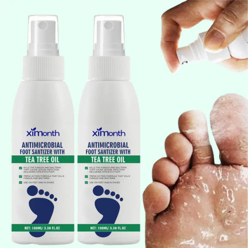 Foot Sanitizer Spray with Tea Tree Oil, 2 Counts/set Foot and Nail Sanitizer Spray, Foot Sanitizer Spray for Men and Women, Foot Care Product
