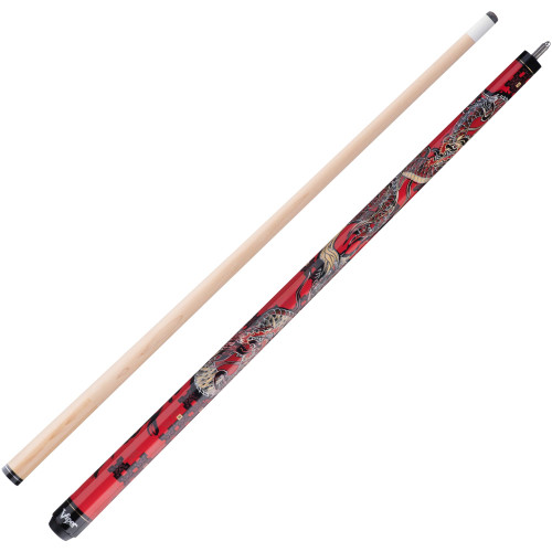 Viper Junior 48" 2-Piece Billiard/Pool Cue, Dragon, 16 Ounce, One Size,Red