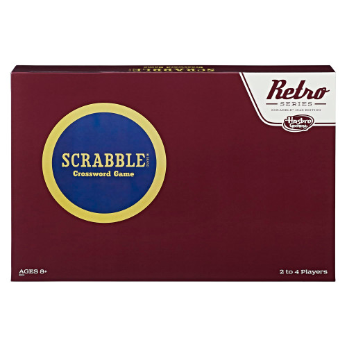 Hasbro Gaming Retro Series Scrabble 1949 Edition Board Game (Amazon Exclusive)