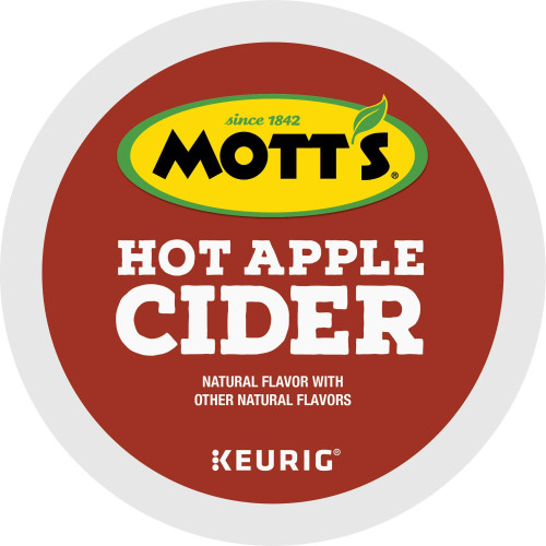 Keurig Mott's Hot Apple Cider, Keurig Single Serve K-Cup Pods, Flavored K Cups, Hot Apple Cider, 72 Count