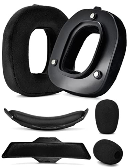 A50 Gen 3 Mod Kit - defean Replacement Earpads and Headband Compatible with Astro A50 Gen 3 Headset,Ear Cushions, Upgrade High-Density Noise Cancelling Foam, Added Thickness (Black Velour)