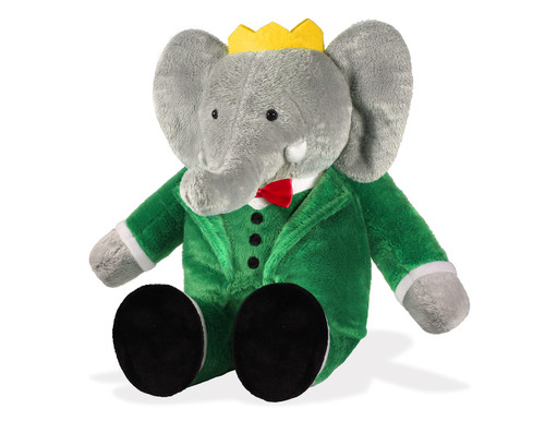YOTTOY Classics Collection | Classic Seated Babar Soft Stuffed Animal Plush Toy- 9.5" H