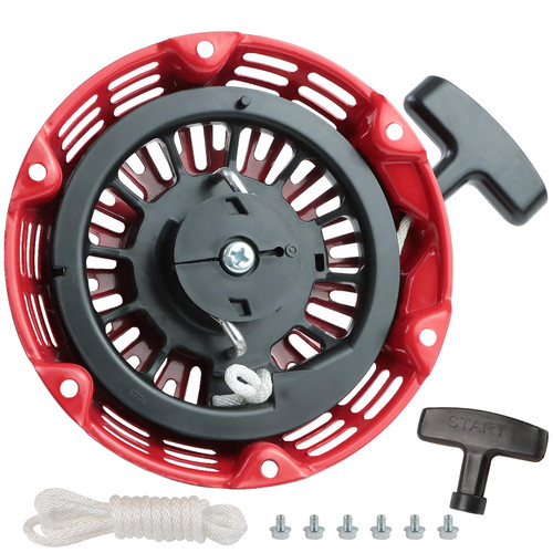 Suptizizkz GX160 Pull Start Assembly Compatible with Honda GX120 GX200 Recoil Starter 28400-Z4M-306ZB 27400-Z1T-702 5.5hp 6.5hp Engine Replacement Parts Curved Rod Pawls