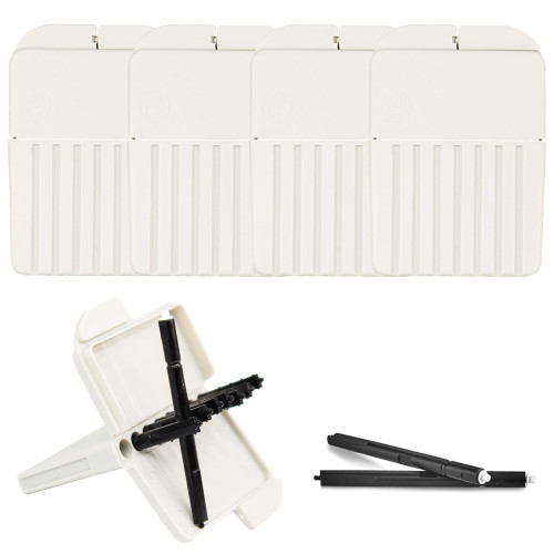 (40-Pcs) Phonak Cerustop Hearing Aids Wax Guards Filters for Resound,Widex and Unitron.Phonak Hearing Aid Supplies Cleaning Kit Accessories,Ear Replacement Parts Cleaning Tool(5 Pack)