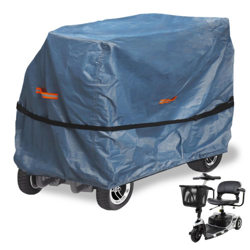 Scooter Cover Waterproof Outdoor - Heavy Duty Electric Scooter Rain Coat All-Weather Outdoor Protection Mobility Mini-Bike Cover or Wheelchair Cover for Storage, 57'' x 27'' x 39''