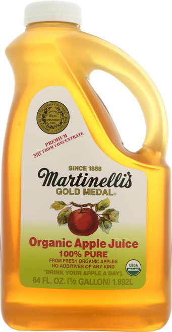 Martinelli's Apple Juice Organic, 64-Ounce (Pack of 6)
