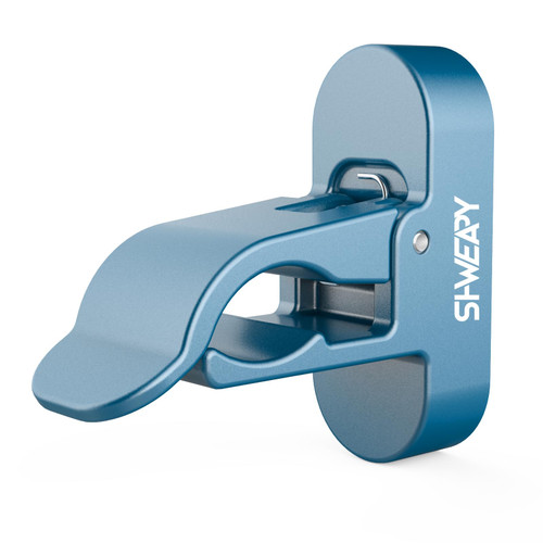 SHWEAPY Magnetic Golf Holder Clip for Golf Cart Aluminum Alloy Stand Clip Hold 30-60 Rings Golf Gifts for Golfers