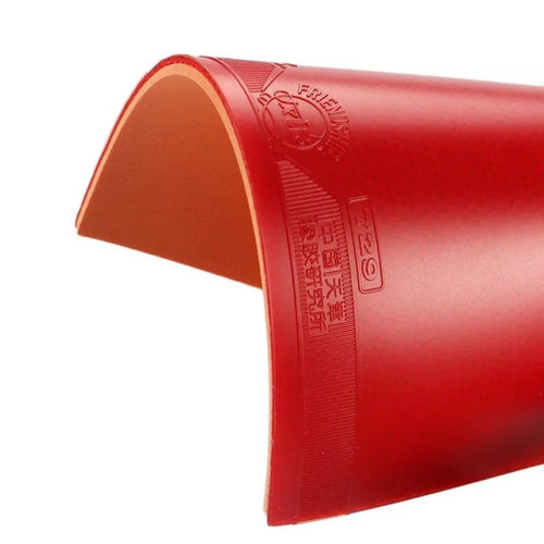 Ppbigu 729 Cross Red/Black Table Tennis Rubber 2.2mm Sponge, Tacky Pimples-in Ping Pong Training Rubber with ITTF Approved, Ping Pong Accessories Paddle Replacement Rubber (Red-42)